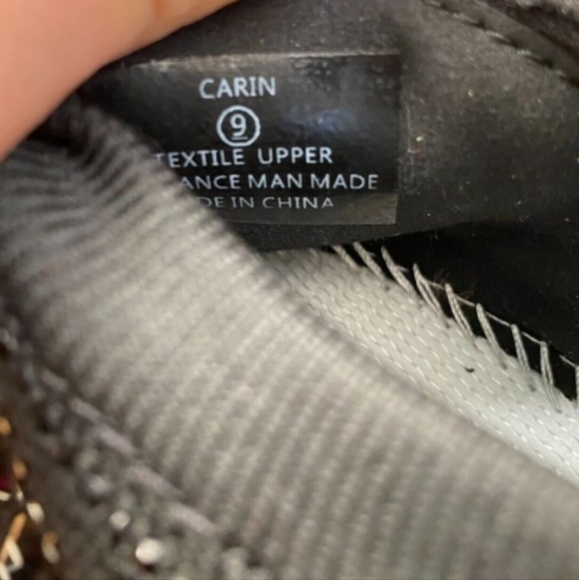 Lauren Lorraine "Carin" Crystal Sneaker Womens Size 9 slip on * missing insole - Picture 8 of 9